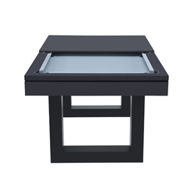 Denver table multi-jeux 3 en 1 billard et ping-pong en bois noir