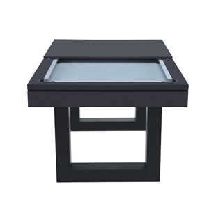 Denver table multi-jeux 3 en 1 billard et ping-pong en bois noir