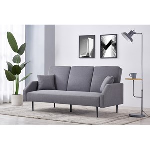 Dublin canapé convertible 3 places tissu gris