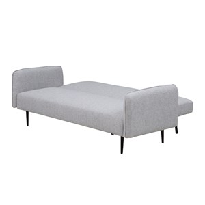 Berne canapé convertible 3 places en tissu gris