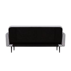 Berne canapé convertible 3 places en tissu gris
