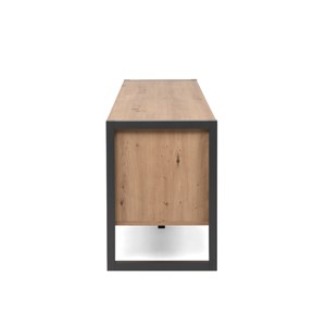 Kotor meuble tv industriel en bois avec placards