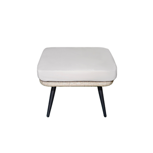 Bellavista repose-pieds extérieur avec coussin beige