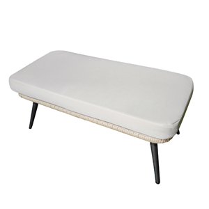 Fiorentino - repose-pieds extérieur avec coussin beige