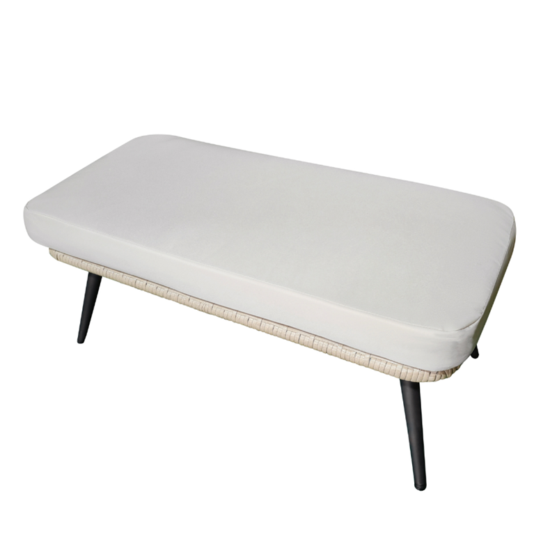 Fiorentino repose-pieds extérieur avec coussin beige