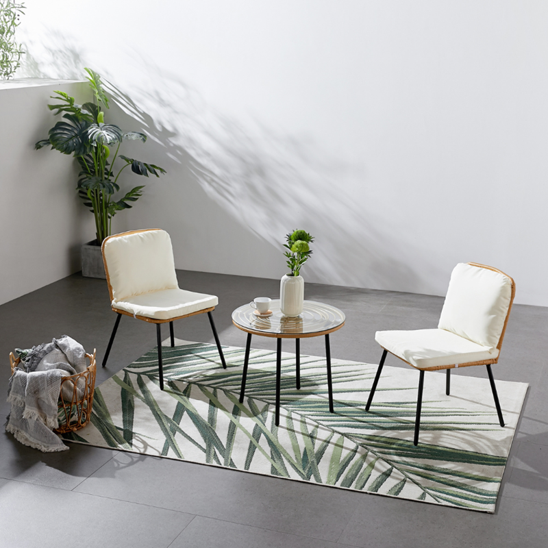 Cadix salon de jardin bas 2 chaises + 1 table