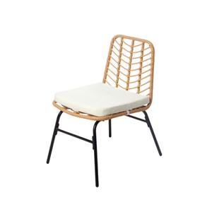 Tolede salon de jardin 2 places effet rotin