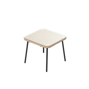 Acapulco set de 2 fauteuils + table basse naturel