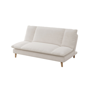 Vasco canapé convertible 3 places en tissu beige