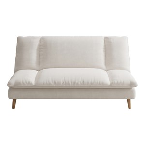 Vasco canapé convertible 3 places en tissu beige