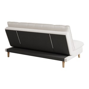 Vasco canapé convertible 3 places en tissu beige
