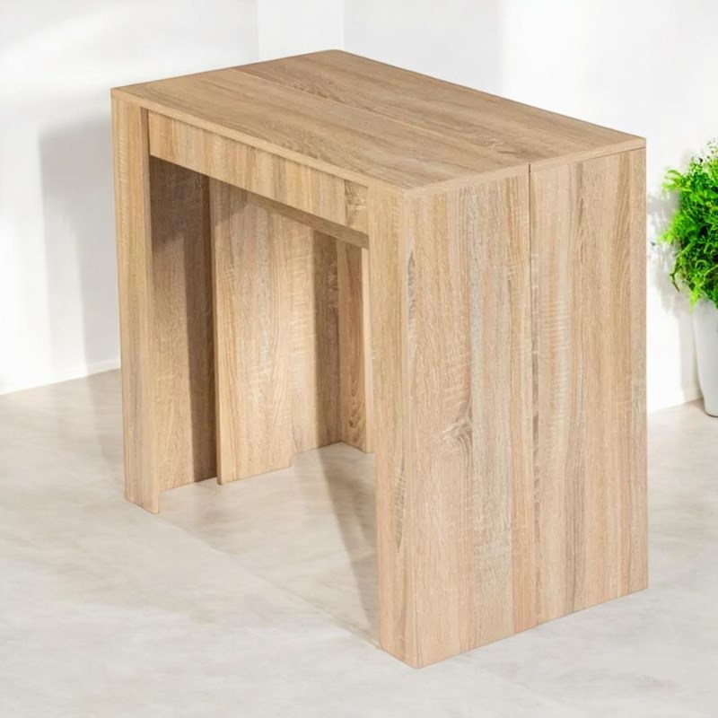 Belli table console extensible en bois - 3 m