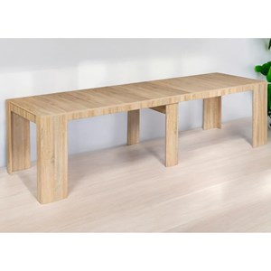 Belli table console extensible en bois - 3 m