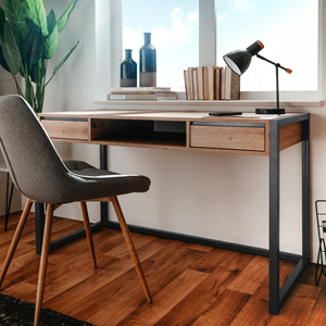 Kotor bureau industriel bois et noir