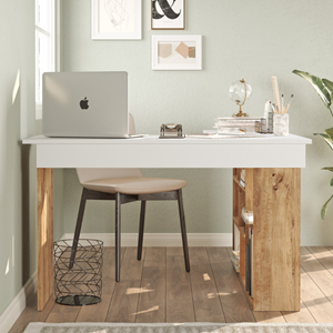 Tyo - bureau d'angle design avec étagères