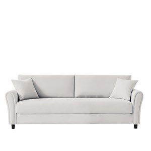 Lucerne canapé droit design en tissu 4 places