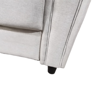 Lucerne canapé droit design en tissu 4 places