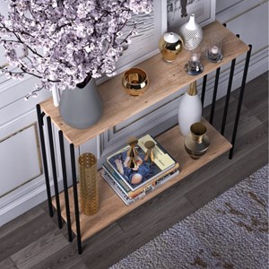 Pitea console industrielle avec étagères