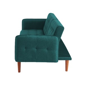 Inverness canapé 3 places convertible avec tablette centrale rabattable vert