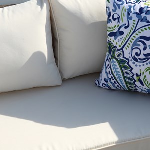 Baracoa salon de jardin 9 places résine tressée marron et beige