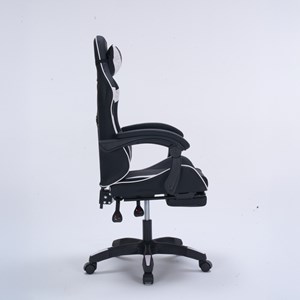 Altair chaise gaming de bureau ergonomique inclinable noir et blanc