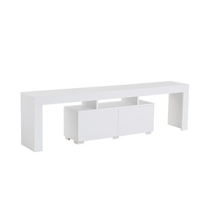 Baso meuble tv avec placards blanc 180cm