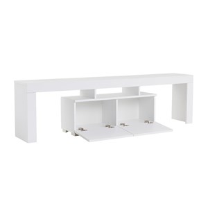Baso meuble tv avec placards blanc 180cm
