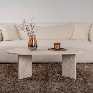 Lyu lampe de table champignon blanc 38cm