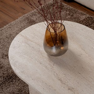 Lyu lampe de table champignon blanc 38cm