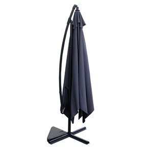 Solenzara parasol carré 3x3m gris