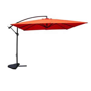 Solenzara parasol carré solenzara terracotta 3x3 mètres