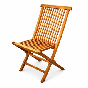 Teck lot de 4 chaises pliantes jardin teck massif huilé