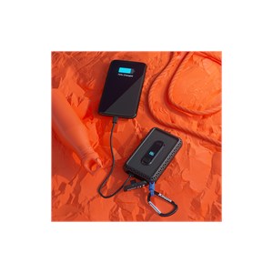 Rugged - batterie externe shockproof avec lampe torche - 10 000 mah