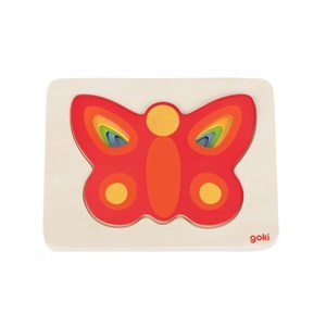 Puzzle à couches, papillons