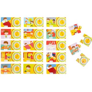 Puzzle didactique - l'heure