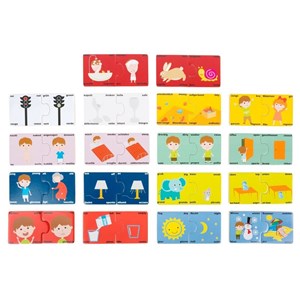 Puzzle didactique - les contraires