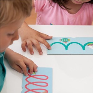 Fiches tactiles de pré-écriture