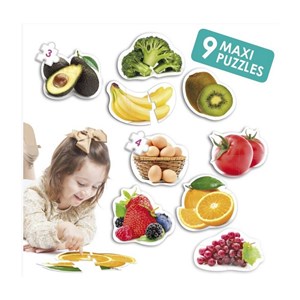Maxi puzzles les aliments sains