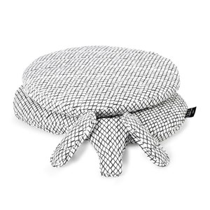 Assise diamond noir pour chaise tibu