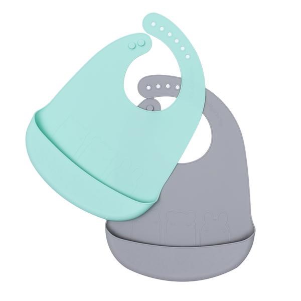 WeMightBeTiny - Bavoirs en silicone (lot de 2)