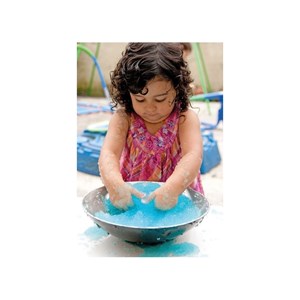 Gelée sensorielle bleue, gelli baff