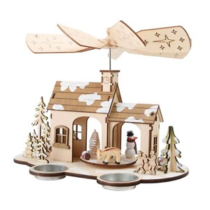 Maison de noel avec hélices