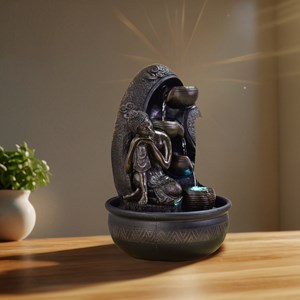 Fontaine d'intérieur bouddha krishna
