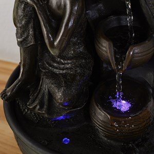 Fontaine d'intérieur bouddha krishna