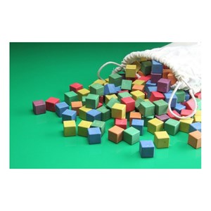 Lot de 150 cubes colorés