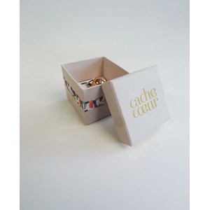 Bola de grossesse rhodium glossy rose