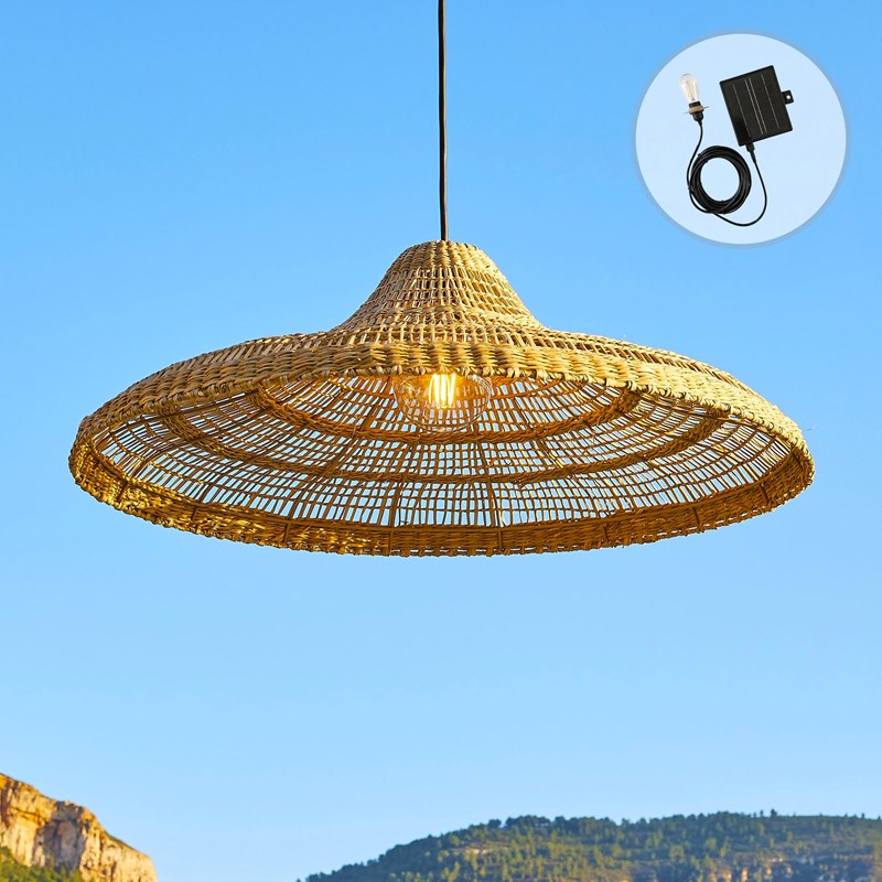 Suspension solaire beige freya large