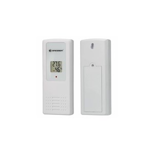 Thermo-hygromètre quadro - blanc - 3 cap