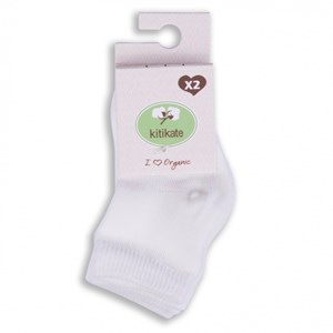 Chaussettes bébé coton bio 2 paires