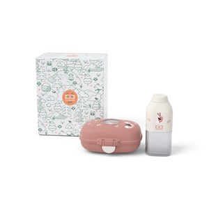 Coffret cadeau enfants boite à goûter fox